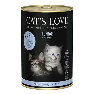 Cat's Love Junior telecí 6 × 400 g