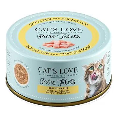 Cat's Love Pure Filets kuře 6× 100 g