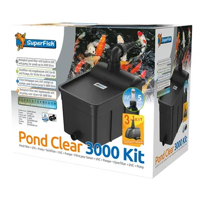 SuperFish Pond Clear Kit 3000