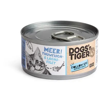 Dogs'n Tiger Meer! filety z tuňáka a lososa 12× 70 g