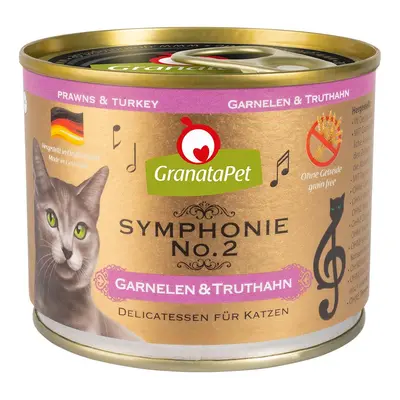 GranataPet Symphonie No. 2 s krevetami a krocanem, 6 x 200 g