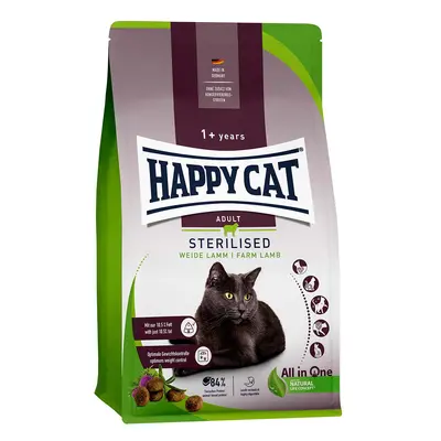 Happy Cat Sterilised Adult jehněčí z pastvin 2 × 10 kg