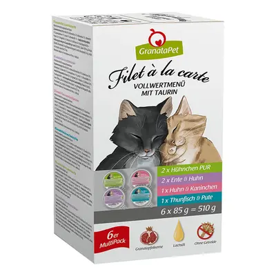 GranataPet Filet à la carte multipack, 6 x 85 g