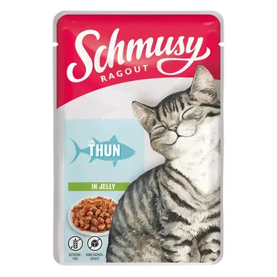 Schmusy ragú tuňák v želé 22 × 100 g