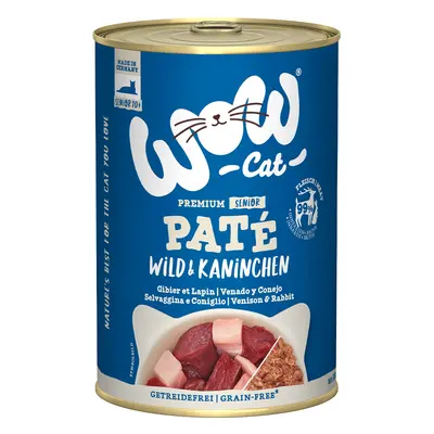 WOW CAT Senior zvěřina a králík 6 × 400 g