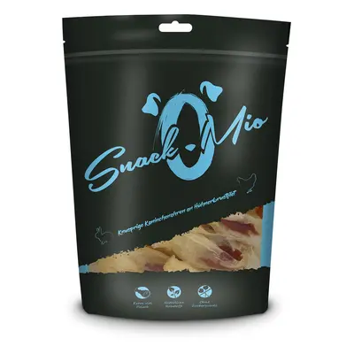 SnackOMio – křupavé králičí uši na kuřecím prsním filetu 3 × 70 g