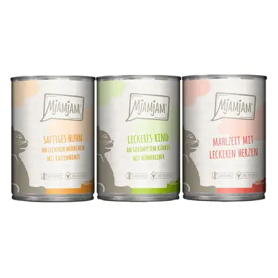 MjAMjAM Mixpaket I kuře, hovězí, srdce 6 × 400 g 24x400g