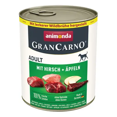 animonda GranCarno Adult jelení maso s jablky 6 × 800 g