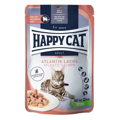 Happy Cat Tray Culinary Meat in Sauce atlantický losos 12 × 85 g