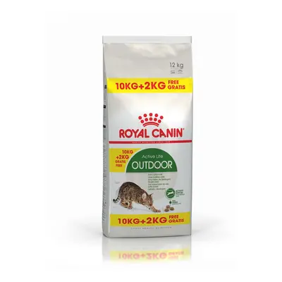 ROYAL CANIN OUTDOOR granule pro venkovní kočky 10 kg + 2 kg zdarma