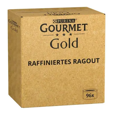 GOURMET Gold rafinované ragú, variace chutí, 96 × 85 g