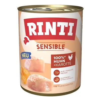 Rinti Sensible kuře s mrkví 6 × 800 g