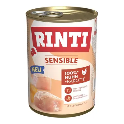 Rinti Sensible kuře s mrkví 12 × 400 g