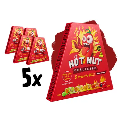 5x HOT-NUT Challenge Tree Pack 24 g (155 Kč/ks)