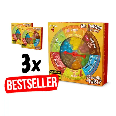 3x Mr. Twister Challenge Trio Pack 120 g (175 Kč/ks)