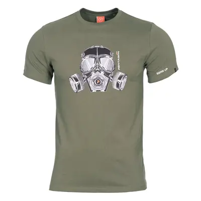 Pánské tričko Gas mask Pentagon – Olive Green