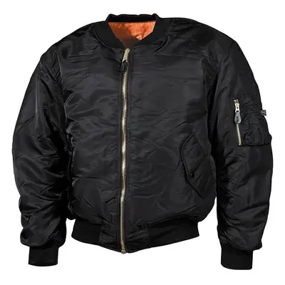 Bunda MFH Flight Jacket MA1 “Bomber“- černá