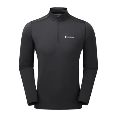 Tričko Thermo Zip Neck Dart Montane – Černá