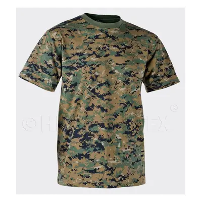 Bavlněné tričko Helikon-Tex s krátkým rukávem – MARPAT Digital woodland