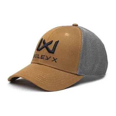 Kšiltovka Trucker Cap Logo WX WileyX – černá, Tan/Grey