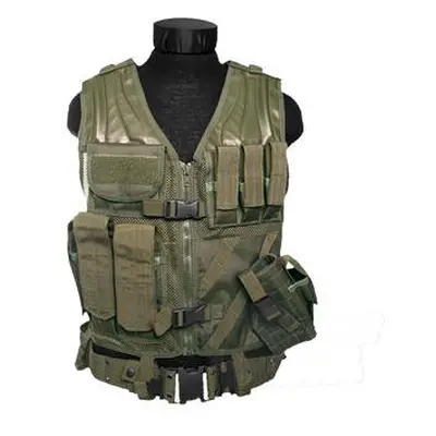 Taktická vesta USMC s opaskem Mil-Tec – Olive Green