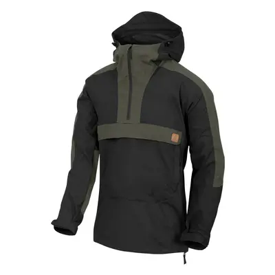 Bunda Woodsman Anorak Helikon-Tex - dvoubarevná černá / Taiga Green