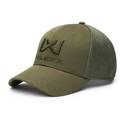 Kšiltovka Trucker Cap Logo WX WileyX – Olive Green, Olive Green