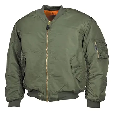 Bunda MFH Flight Jacket MA1 “Bomber“- oliv