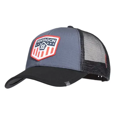 Kšiltovka Era Trucker US Flag PENTAGON - Wolf Grey