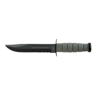 Nůž s pevnou čepelí KA-BAR Fighting-Utility Knife foliage green s kombinovaným ostřím