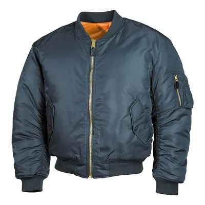 Bunda MFH Flight Jacket MA1 “Bomber“- alpha modrá