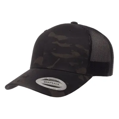 Kšiltovka FlexFit Classics Multicam Retro Trucker – Multicam Black