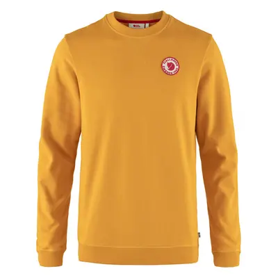 Mikina Logo Badge Fjällräven – Mustard Yellow