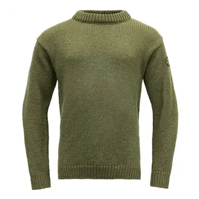 Norský vlněný svetr Nansen Devold – Olive Green