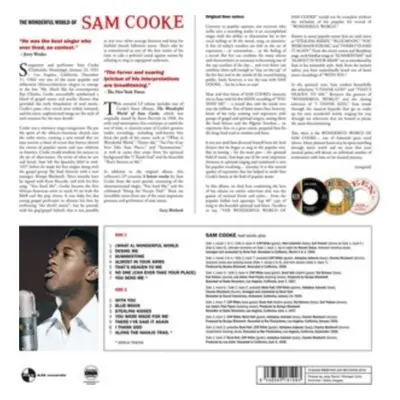 "The Wonderful World of Sam Cooke" ("Sam Cooke") (Vinyl / 12" Album)