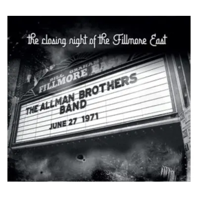 "Closing Night at the Fillmore East" ("The Allman Brothers Band") (CD / Album)