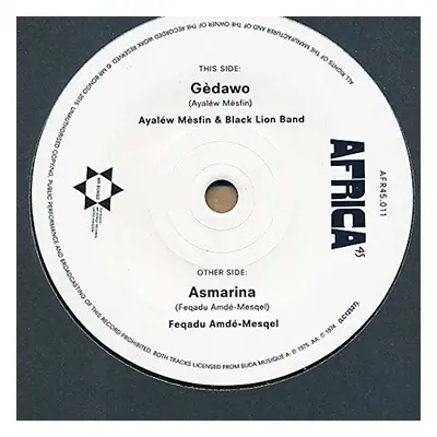 "Ghedawou/Asmarina" ("Ayalew Astatke/Mulatu Astatke") (Vinyl / 7" Single)