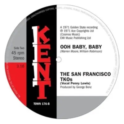 "Make Up Your Mind/Ooh Baby, Baby" ("The San Francisco TKOs") (Vinyl / 7" Single)