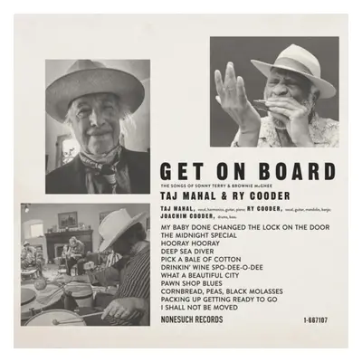 "Get On Board" ("Taj Mahal & Ry Cooder") (Vinyl / 12" Album)