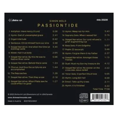 "Simon Mold: Passiontide" ("") (CD / Album)