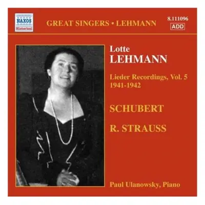 "Great Singers: Lieder Recordings Vol. 5 1941 - 1942" ("") (CD / Album)