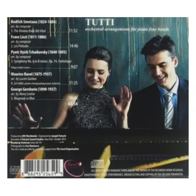 "Tutti: Orchestral Arrangements for Piano Four Hands" ("") (CD / Album)