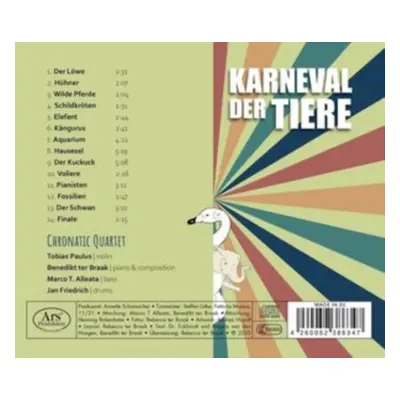 "Chronatic Quartet: Karneval Der Tiere" ("") (CD / Album)