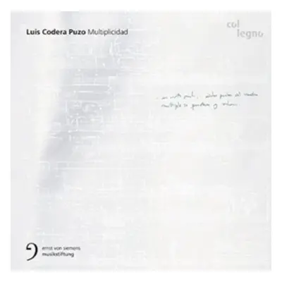 "Luis Codera Puzo: Multiplicidad" ("") (CD / Album)