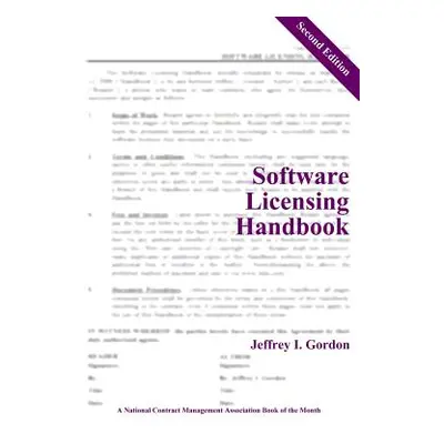 "Software Licensing Handbook, Second Edition" - "" ("Gordon Jeffrey")(Paperback)