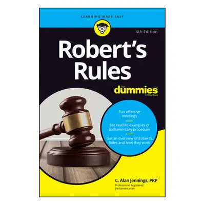 "Robert's Rules for Dummies" - "" ("Jennings C. Alan")(Paperback)