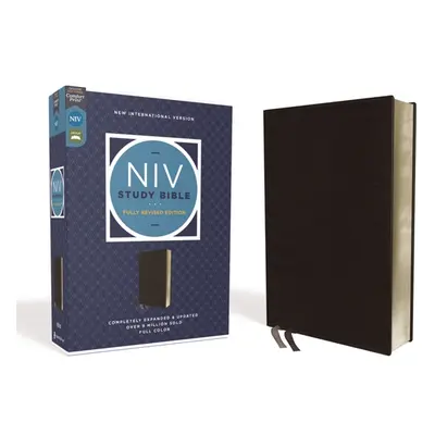 "NIV Study Bible, Fully Revised Edition, Bonded Leather, Black, Red Letter, Comfort Print" - "" 