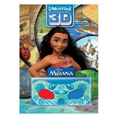 "Disney Moana: Look and Find 3D" - "" ("Pi Kids")(Pevná vazba)