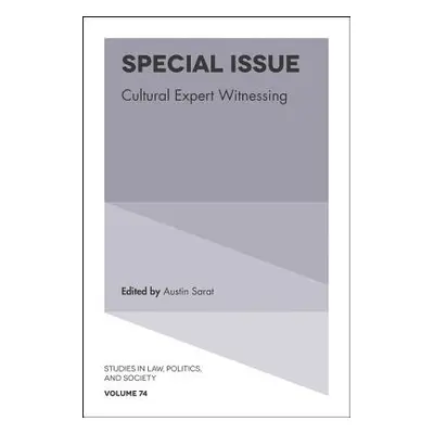 "Special Issue: Cultural Expert Witnessing" - "" ("Sarat Austin")(Pevná vazba)