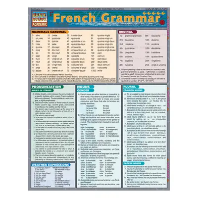 "French Grammar" - "" ("Romero Dora")(Fold-out book or chart)